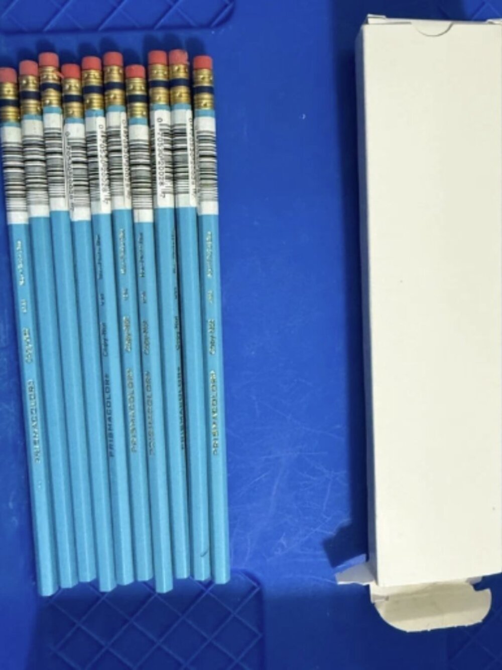 VINTAGE Prismacolor Col-Erase Erasable Colored Pencil Non-Photo Blue 10-PC 20028